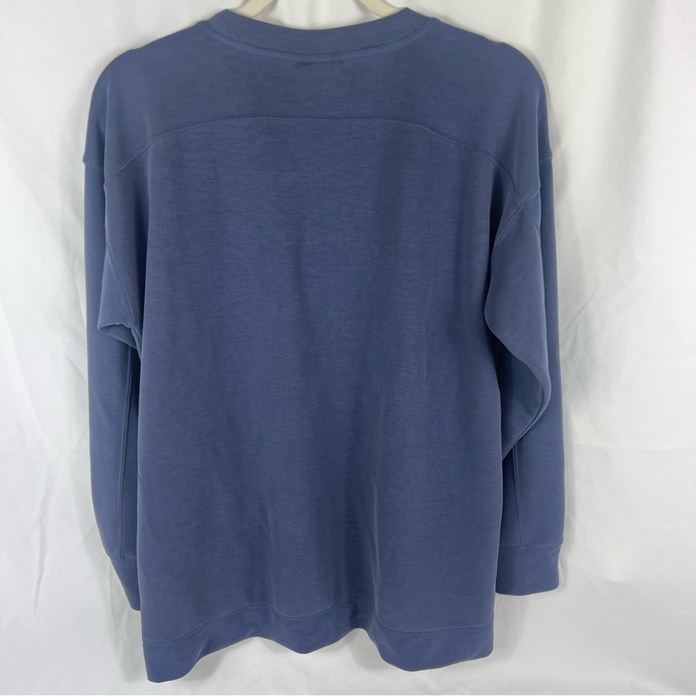 Sage Collective Dark Blue Crewneck Lightweight Sweater Super Soft - Picture 8 of 9